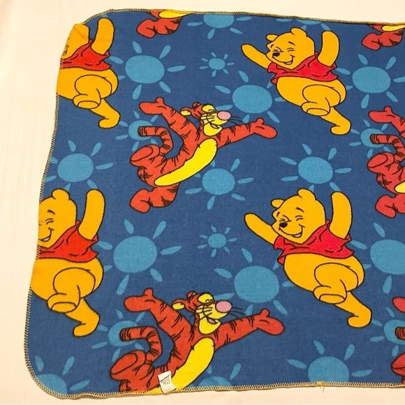Vintage Winnie The Pooh Fleece Blanket Tigger - Picture 10 of 16